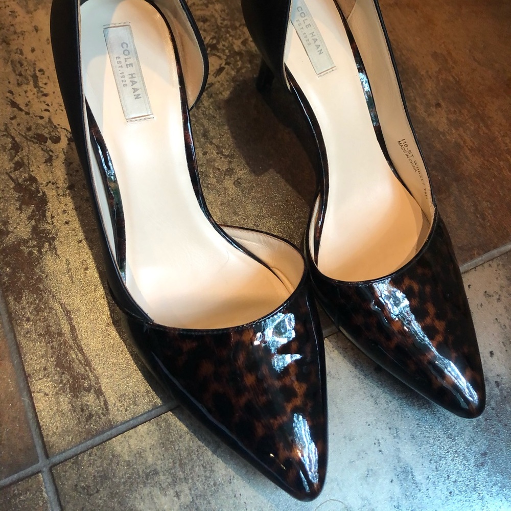 Cole Haan. Cheetah heel. Sz 7.5.